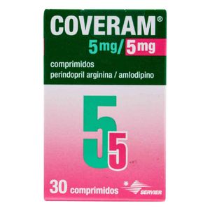 Coveram Perindopril/amlodipino 5/5 Mg X 30 Tabl