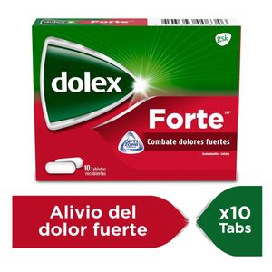 Dolex Forte Acetaminofen/cafeina 500/65 Mg X 10 Tabl