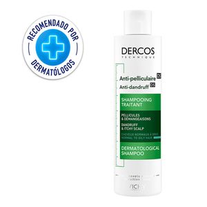 Shampoo Dermatological Dercos Technique Ds Anticaspa Normal A Grasa X 200 Ml