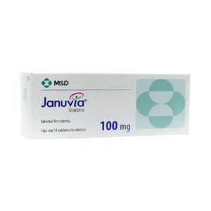 Januvia Sitagliptina 100 Mg X 14 Tabl