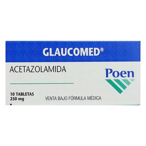 Glaucomed Acetazolamida 250 Mg X 10 Tabl