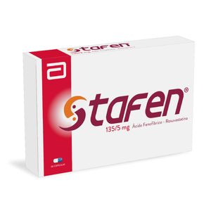 Stafen Acido Fenofibrico/rosuvastatina 135/5 Mg X 30 Cap
