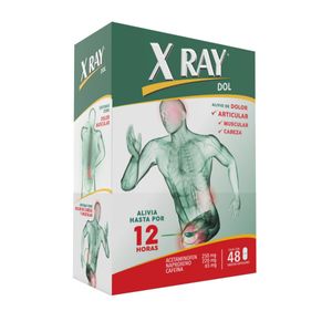 Xray Dol Acetaminofen/cafeina/naproxeno X 48 Tabl