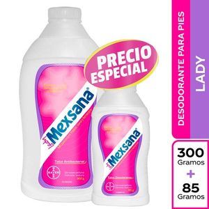 Talco Mexsana Lady Frasco X 300 Gr Gratis Frasco X 85 Gr