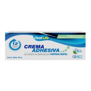 Crema Adhesiva Oral Life Menta X 25 Gr