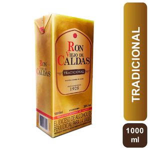 Ron Viejo De Caldas Tradicional Tetrapack X 1000 Ml