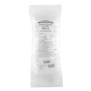 Suero Fisiologico Cloruro De Sodio 9% Bolsa X 1000 Ml Corpaul