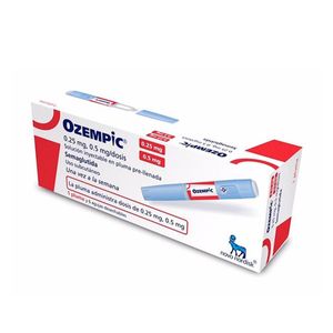 Ozempic Semaglutida 0.25 Mg/dosis X 1 Pluma Prellenada X 1.5 Ml