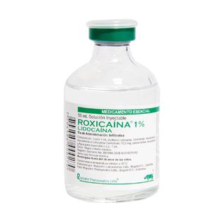 Roxicaina Lidocaina 1% X 50 Ml