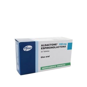 Aldactone Espironolactona 100 Mg X 30 Tabl