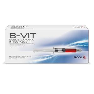 B-vit Doble Camara Inyectable X 3 Jeringas Prellenadas