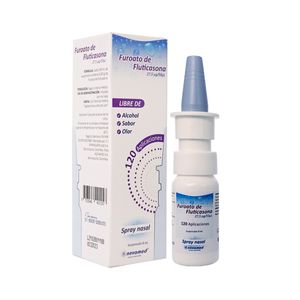 Furoato De Fluticasona 27.5 Mg/50 Ml Spray Nasal X 120 Dosis