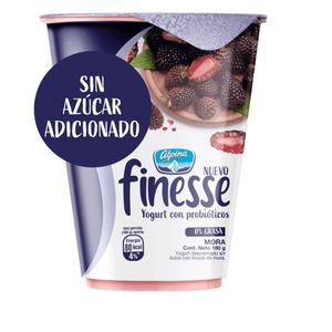 Yogurt Finesse Mora Vaso X 180 Gr