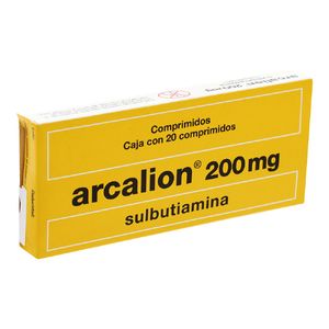 Arcalion Sulbutiamina 200 Mg X 20 Tabl