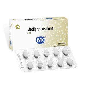 Metilprednisolona 4 Mg X 30 Tab