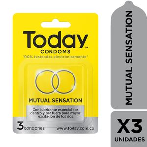 Condones Today Mutual Sensation Blister X 3 Und