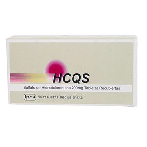 Hcqs Hidroxicloroquina 200 Mg X 30 Tabl