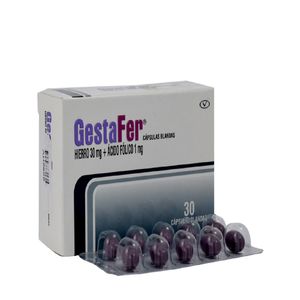 Gestafer Hierro/acido Folico X 30 Cap