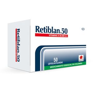 Retiblan 50 Mg X 50 Cap