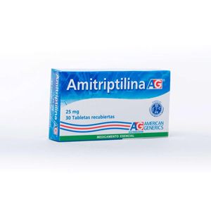 Amitriptilina 25 Mg X 30 Tabl