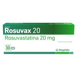 Rosuvax Rosuvastatina 20 Mg X 30 Tabl
