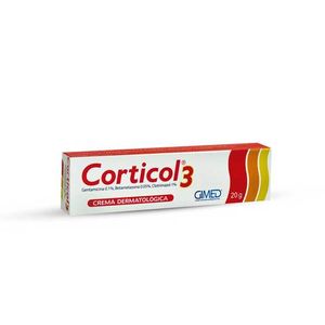 Corticol 3 Gentamicina/betametasona/clotrimazol X 20 Gr