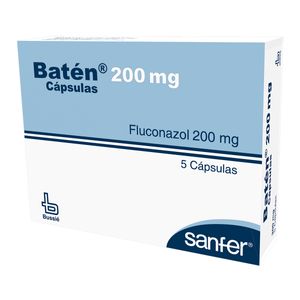 Baten Fluconazol 200 Mg  X 5 Cap