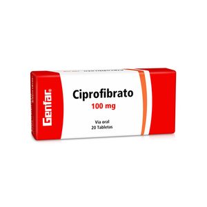 Ciprofibrato 100 Mg X 20 Tabl