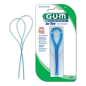 Enhebradores Del Hilo Dental Gum X 25 Unid 840