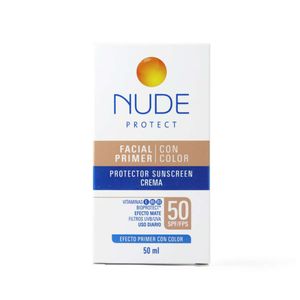 Protector Solar Nude Facial Color Spf 50 X 50 Ml