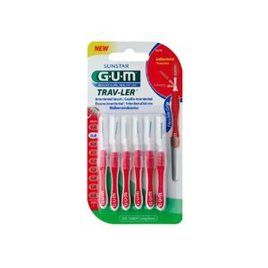 Cepillo Dental Interdental Viajero Fino Cilindrico Felxible 0.8 X 6 U