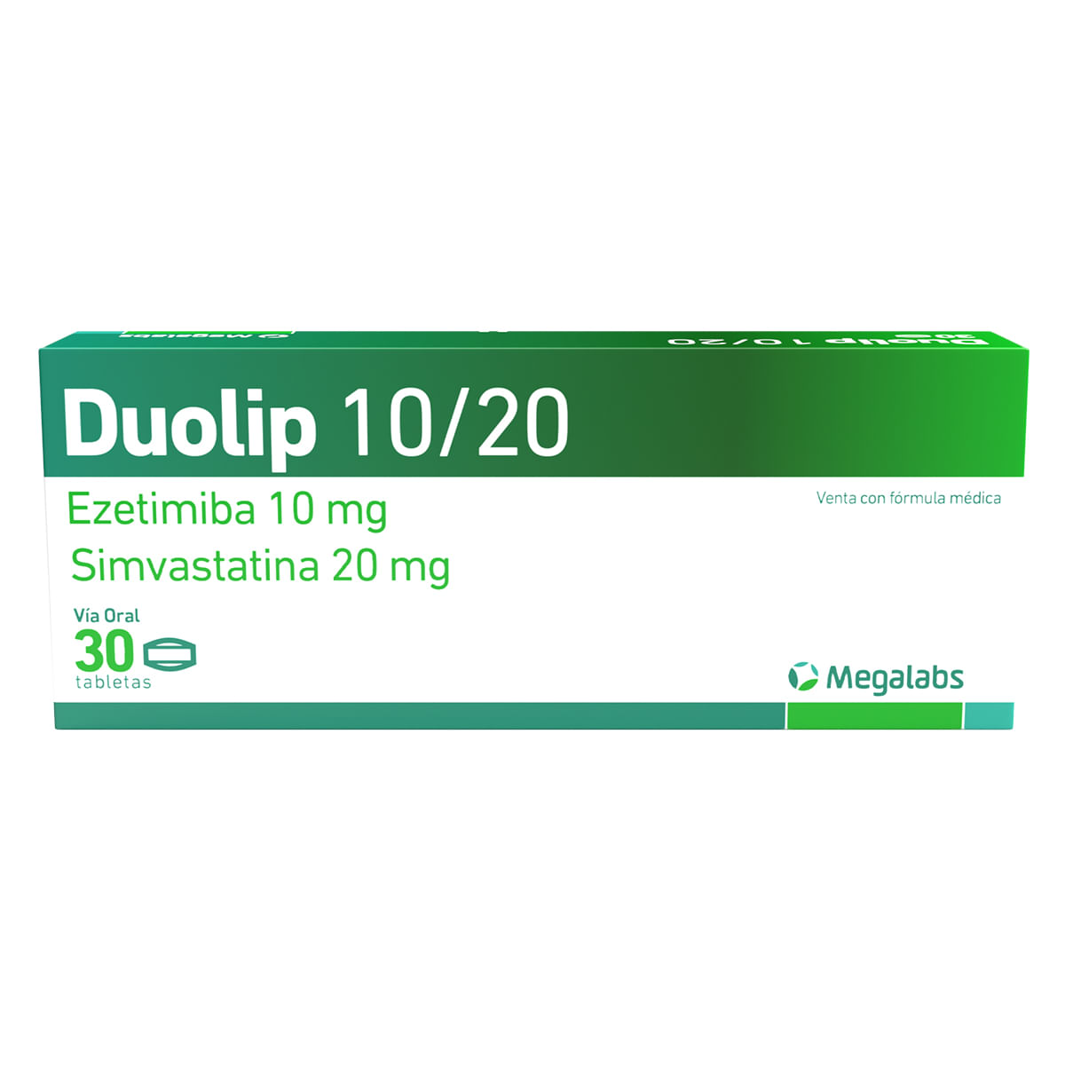 DUOLIP 20/10 MG CAJA X 30 TABLETAS