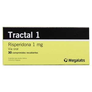 Tractal Risperidona 1 Mg X 30 Comp