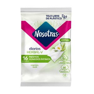 Panos Intimos Nosotras Natural Herbal X 16 Und