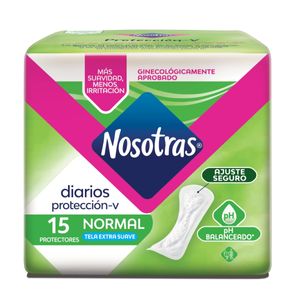 Protectores Diarios Nosotras Normal X 15 Und