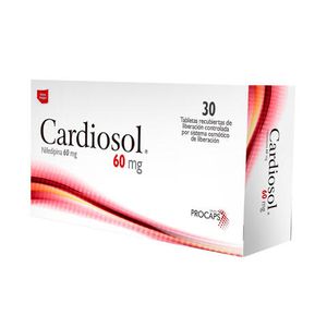 Cardiosol Nifedipino 60 Mg X 30 Tabl