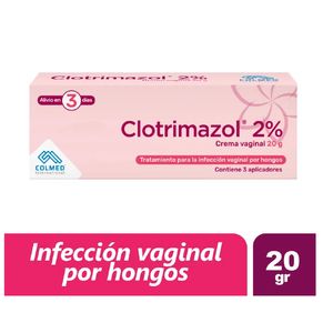 Clotrimazol 2% Crema Vaginal X 20 Gr