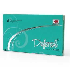 Deferol Vitamina D3 7000 U.i X 8 Cap