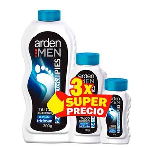 Talco Arden For Men X 300 Gr + 85 Gr + 30 Gr Precio Especial