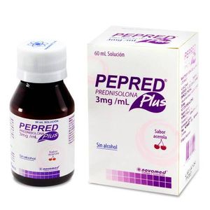 Pepred Plus Prednisolona 3 Mg/ml Jarabe X 60 Ml