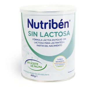 Formula Infantil Nutriben Sin Lactosa X 400 Gr