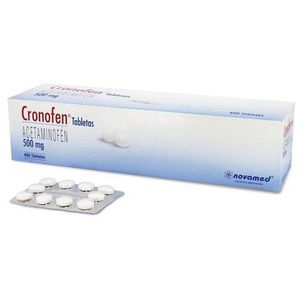 Cronofen Acetaminofen 500 Mg X 400 Tabl