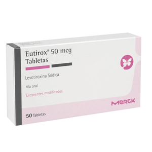 Eutirox Levotiroxina 50 Mcg X 50 Tabl