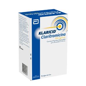 Klaricid Claritromicina 250 Mg Suspension X 100 Ml