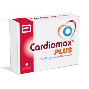 Cardiomax Plus Ezetimiba/rosuvastatina 10/10 Mg X 28 Tabl