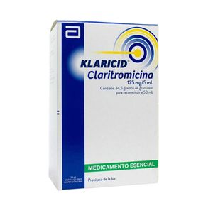 Klaricid Claritromicina 125 Mg Suspension X 50 Ml