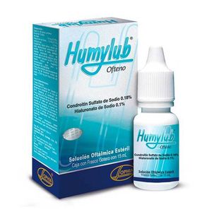 Humylub Ofteno Condroitina/hialuronato De Sodio 1.8/1 Mg Oftalmico X 15 Ml