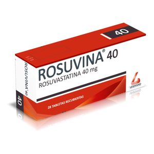 Rosuvina Rosuvastatina 40 Mg X 28 Tabl