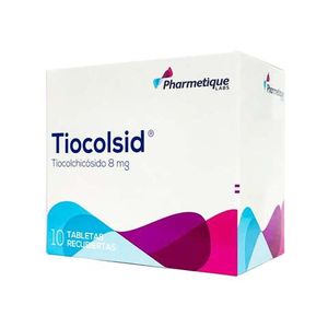 Tiocolsid Tiocolchicosido 8 Mg X 10 Tabl