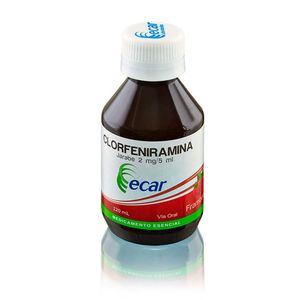 Clorfeniramina 2 Mg Jarabe X 120 Ml